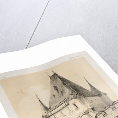 …Pl. 80, Porte Notre-Dame à Sens daprès dancienNEs dessins, 1860 by Victor Petit
