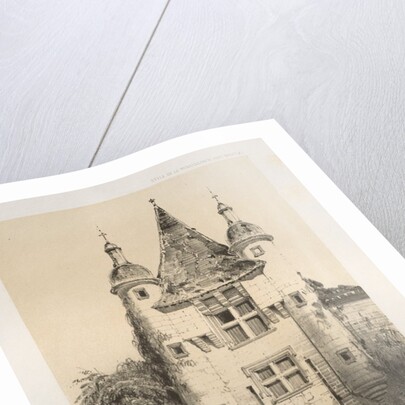 …Pl.7, Porte du Chateau dExideuil, 1860 by Victor Petit