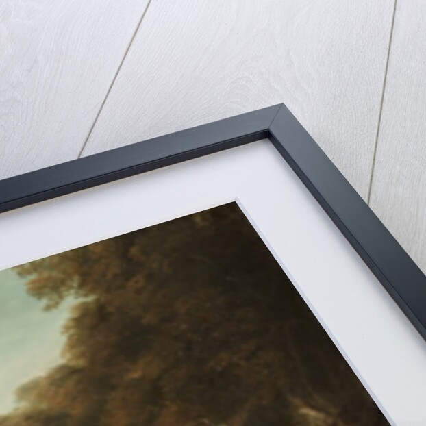 A Calm Watering Place--Extensive and Boundless Scene with Cattle, 1816 by Alvan Fisher