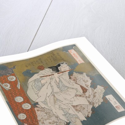 A God Playing a Flute, 1825 by Totoya Hokkei