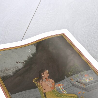 A Night Scene of Shiva Puja, c. 1760-70 by Muhammad Rizavi Hindi (attributed to)