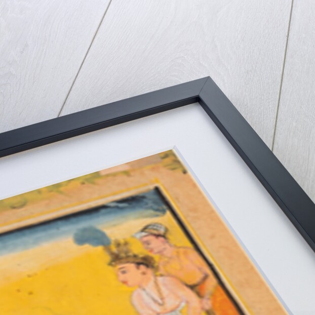 A page from the Mahabharata: Bhima fighting with Jayadratha, c. 1615 by Unknown