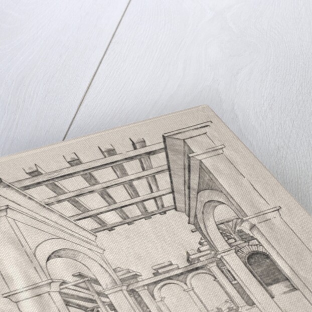 A Portico by Erhard Schön