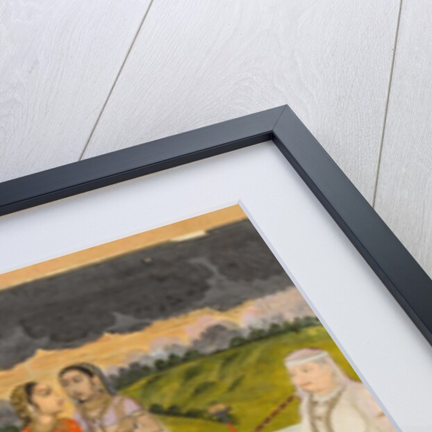 A princess reclining on a terrace with attendants, c. 1730-1740 by Unknown