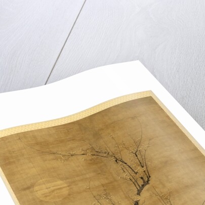 A Prunus in the Moonlight, 1300s by Wang Mian