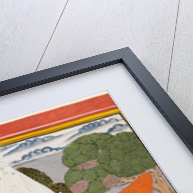 A Rathor Noble Visiting a Digambara holy man at a Vishnu Shrine, probably Baba Atmaram, c. 1760 by Unknown