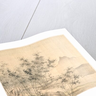 A Solitary Crane in the Bamboo Grove, early 1600s by Tao Hong