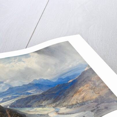 A View from Moel Cynwich: Looking Over the Vale of Afon Mawddach and Toward Cader Idris, c. 1850 by William Turner