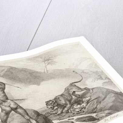 African Hunter, 1818 by Horace Vernet