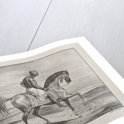 African on Horseback, 1823 by Eugène Delacroix