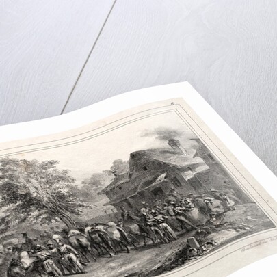 Album pour 1831: Convoi militaire, 1831 by Auguste Raffet