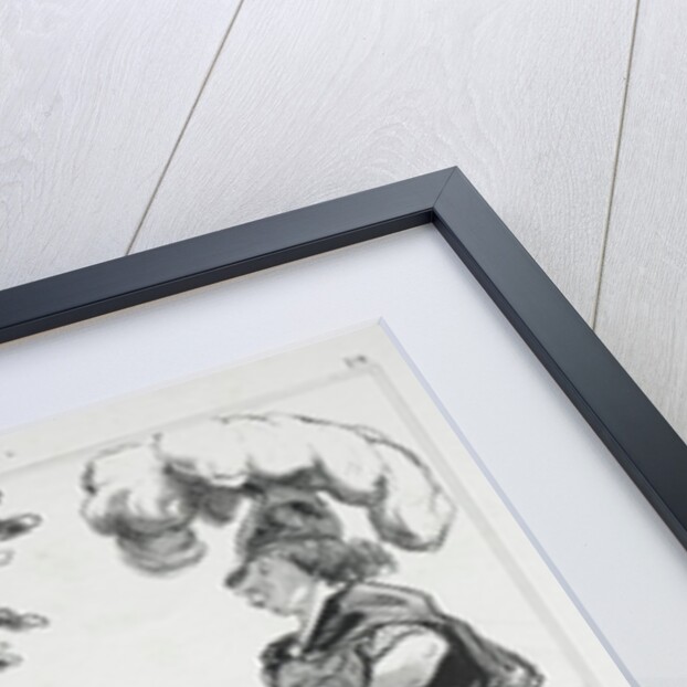 Ancient History, plate 20: Alexander and Diogenes, 14 August 1842 by Honoré Daumier; Aubert