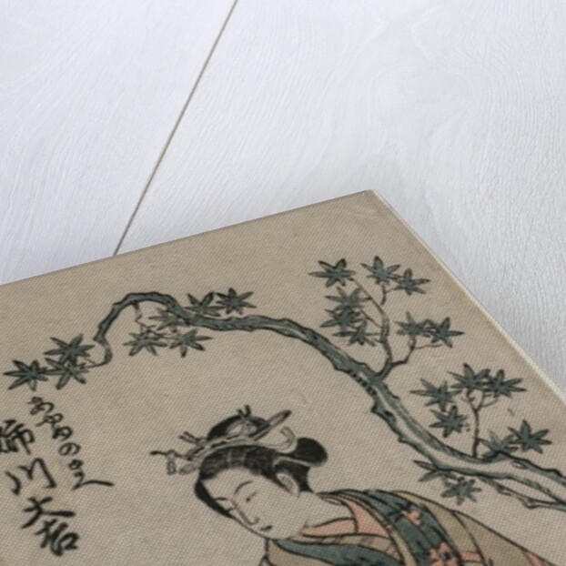 Anekawa Daisuke as Ayame-no-mae, 1760 by Torii Kiyomitsu