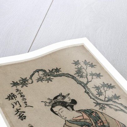 Anekawa Daisuke as Ayame-no-mae, 1760 by Torii Kiyomitsu