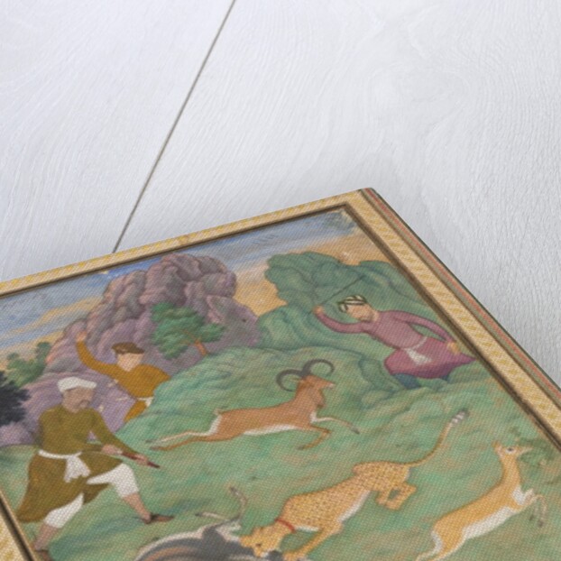 Antelope and deer hunt, c. 1602-1604 by Govardhan
