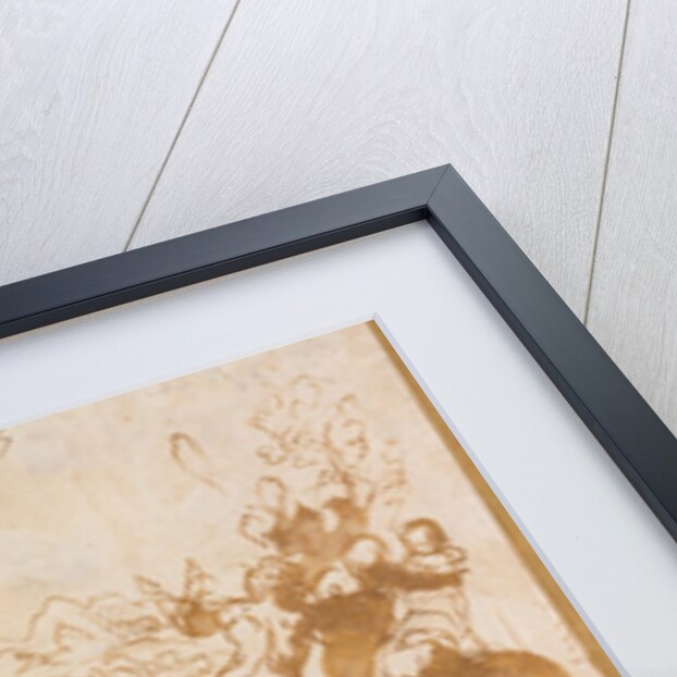 Apollo and the Muses Awakened by the Call of Fame, 1590s by Jacopo Palma il Giovane