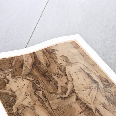 Apollo with Erato and Cupid, 1595 by Johann Kellerthaler