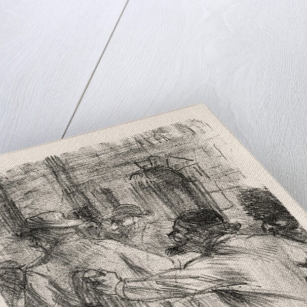 Au pied du Sinaï: La Halle aux Draps, Cracovie, 1898 by Henri de Toulouse-Lautrec