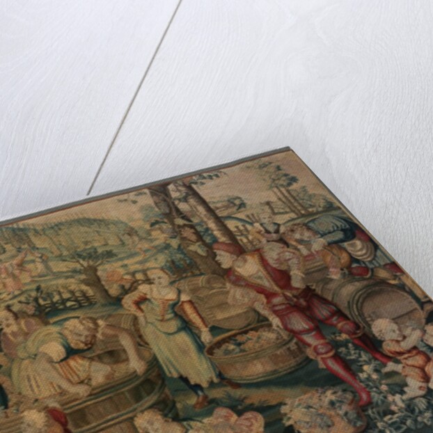 Autumn: Vintage Scene, late 1600s - early 1700s by Gobelins