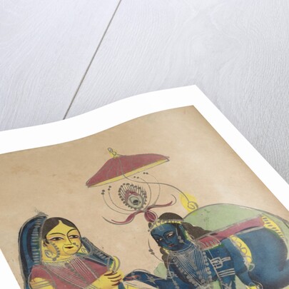 Baby Krishna Asking for Butter from Yashoda, 1800s by Unknown