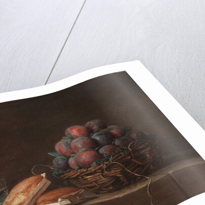 Basket of Plums, 1769 by Anne Vallayer-Coster