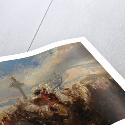 Battle of Poitiers, 25 October 732, 1830s by Baron Charles de Steuben (circle of)