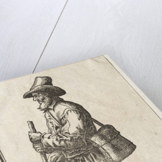 Beggar in Profile Toward Left by Ludolph Büsinck