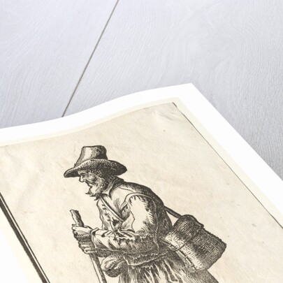 Beggar in Profile Toward Left by Ludolph Büsinck