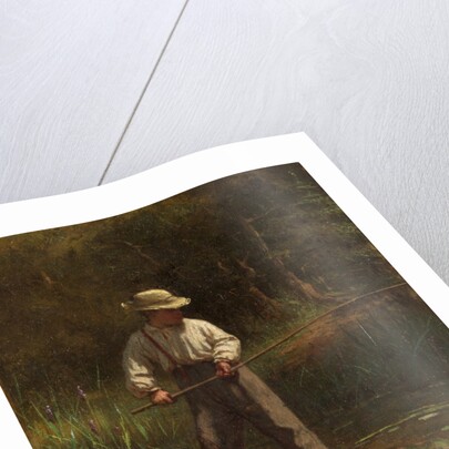 Boy Fishing, 1860s by Eastman Johnson