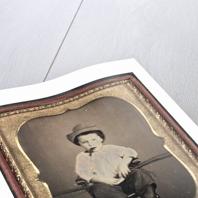 Boy with Cigar, c.1855 by Unidentified Photographer