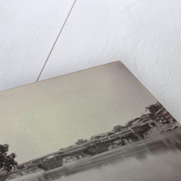 Bridge of Shops, Srinagar, Kashmir, 1864 by Samuel Bourne