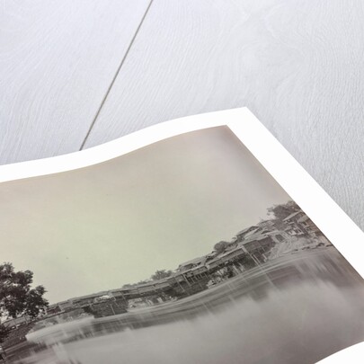 Bridge of Shops, Srinagar, Kashmir, 1864 by Samuel Bourne