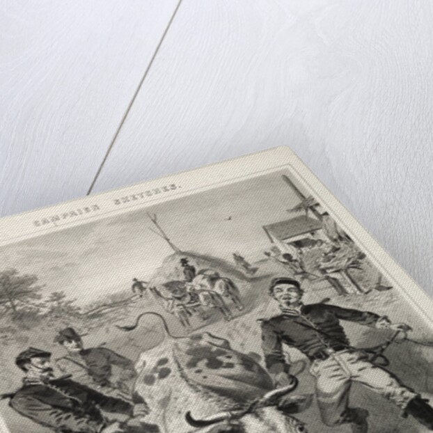 Campaign Sketches: Foraging, 1863 by Winslow Homer