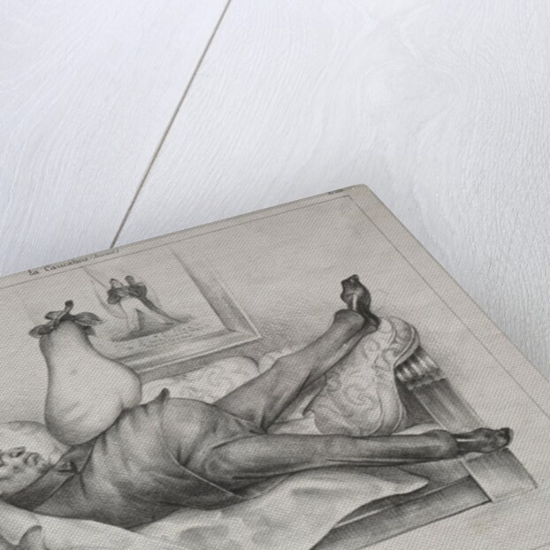 Caricature, plate 139: The Nightmare, 1832 by Honoré Daumier; Aubert