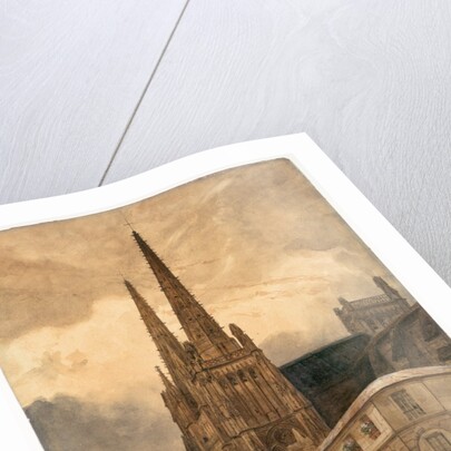Cathédrale Sainte-André de Bordeaux, 1832 by Adrien Dauzats