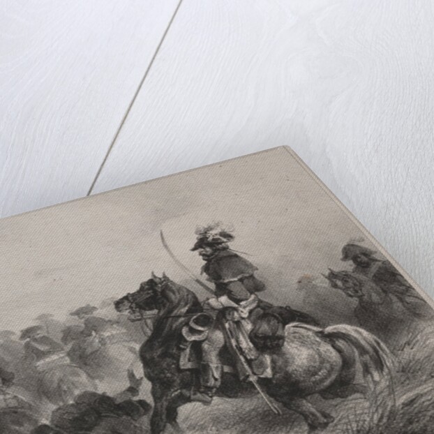 Cavalry Scene, 1836 by Joseph-Louis-Hippolyte Bellangé