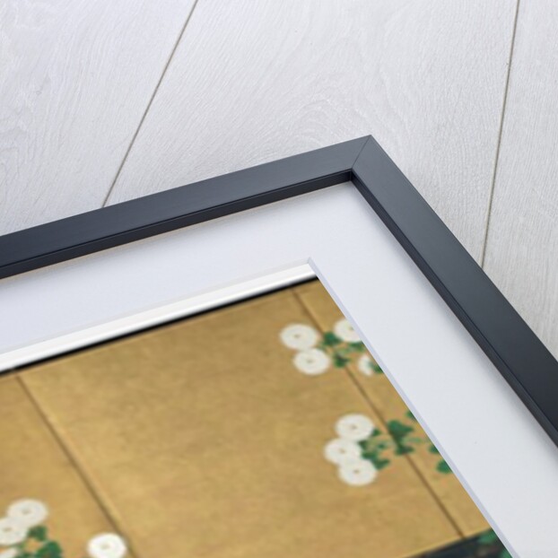 Chrysanthemums by a Stream, late 1700s-early 1800s by Ogata Korin (follower of)