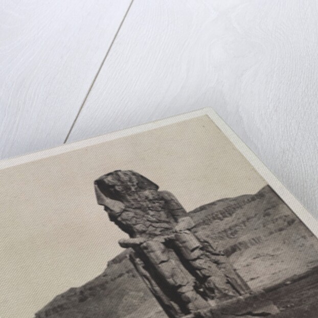 Colossol Monolith of Amenhotep III, Gournah, 1849-1851 by Maxime Du Camp; Gide et J. Baudry