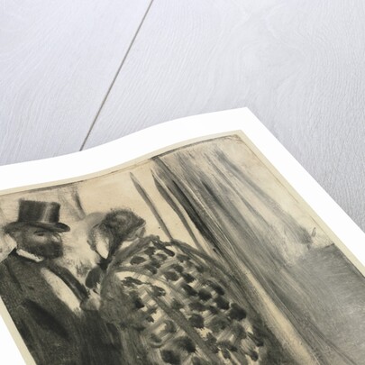 Conversation: Ludovic Halévy and Madame Cardinal?, c.1880-1883 by Edgar Degas