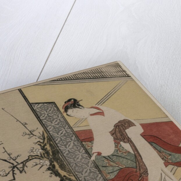 Courtesan and Sleeping Attendant, late 1760s by Suzuki Harunobu