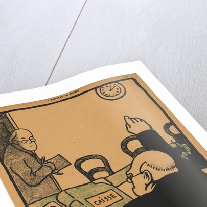 Crimes and Punishments XV, 772: Ten Past One, 1871 by Félix Vallotton