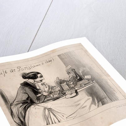 Croquis Fantastique: Bon Appetit, 1839 by Paul Gavarni