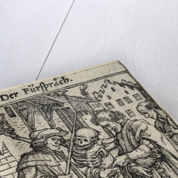 Dance of Death: The Advocate by Hans Holbein