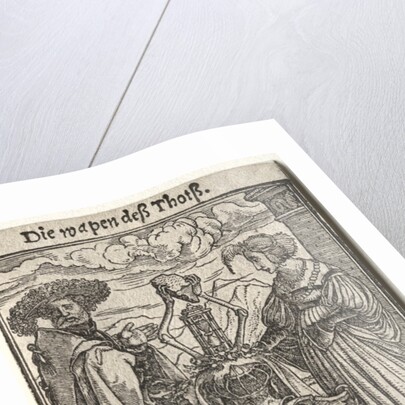 Dance of Death: The Coat of Arms of Death by Hans Holbein