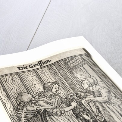 Dance of Death: The Countess by Hans Holbein