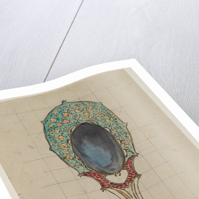 Design for a Hand Mirror, c. 1900-1902 by Félix Bracquemond