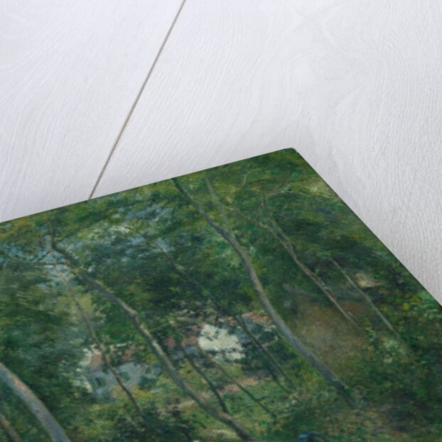 Edge of the Woods Near LHermitage, Pontoise, 1879 by Camille Pissarro