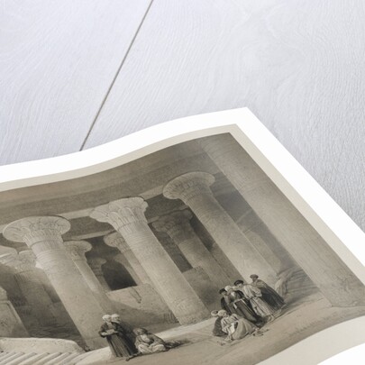 Egypt and Nubia, Volume I: Temple at Esneh, 1846 by Louis Haghe