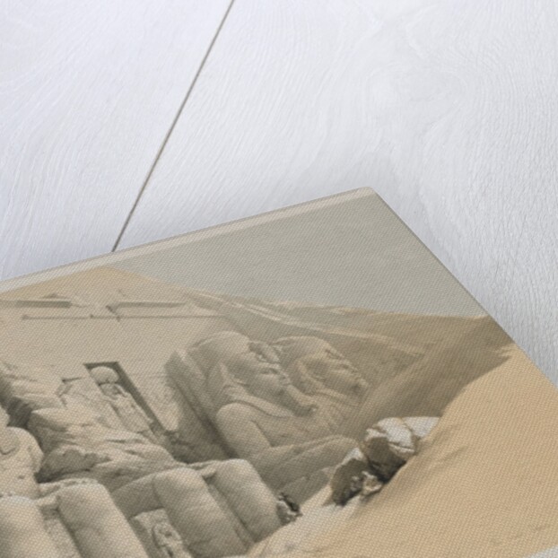 Egypt and Nubia, Volume I: The Great Temple of Aboo-Simble, Nubia, 1846 by Louis Haghe