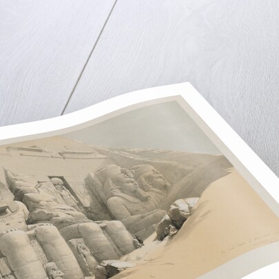 Egypt and Nubia, Volume I: The Great Temple of Aboo-Simble, Nubia, 1846 by Louis Haghe